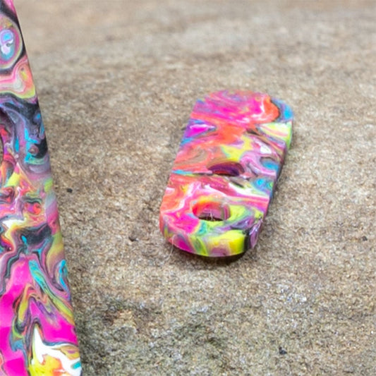 Hinderer XM - 18 3.5" Scale - Jerry Jizz Resin with Pistol Milling w/ Filler - Flaming Gorilla