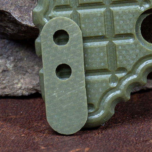 Hinderer XM - 18 3.5" Scale - OD Green G - 10 Frag Milling w/ Filler - Flaming Gorilla