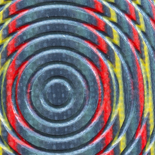 Spyderco Mule Scales - Contoured Contra G - 10 with Radar Milling w/ Hardware - Flaming Gorilla