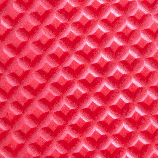 Spyderco Mule Scales - Contoured Red Paper Micarta Pistol Milling w/ Hardware - Flaming Gorilla