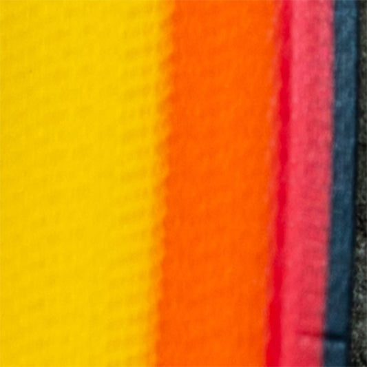 Spyderco Mule Scales - Contoured Retro G - 10 w/ Hardware - Flaming Gorilla