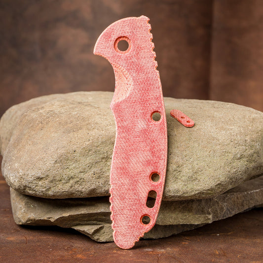 Hinderer XM-18 Scale - FG Orange Micarta - Flaming Gorilla