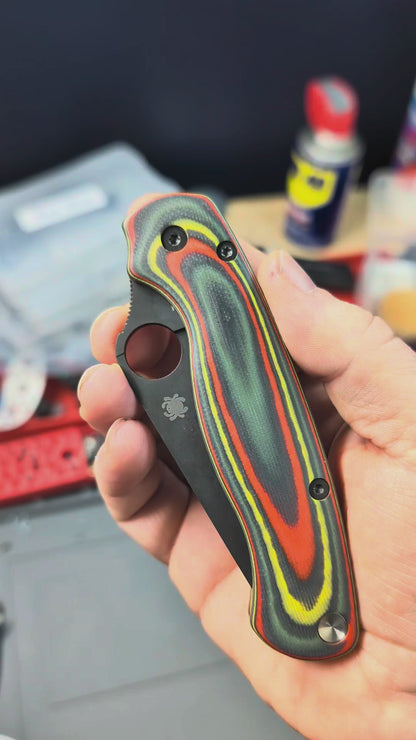 Spyderco Paramilitary 2 (PM2) FATASS Scales - Contra G10