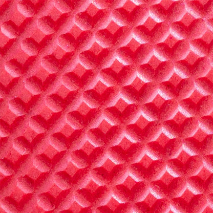 Spyderco Mule Scales - Contoured Red Paper Micarta Pistol Milling w/ Hardware - Flaming Gorilla
