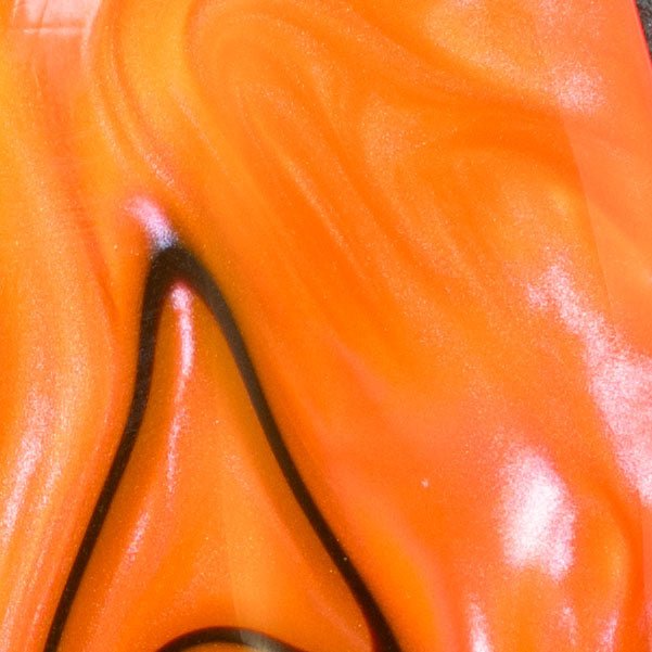 Spyderco Mule Scales - Toxic Orange Kirinite - Flaming Gorilla