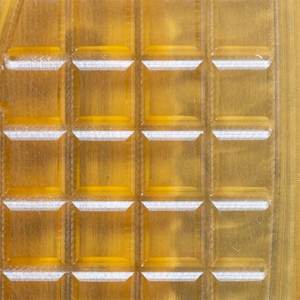 Spyderco Para 3 Scales - Contoured Ultem Frag Milled - Flaming Gorilla