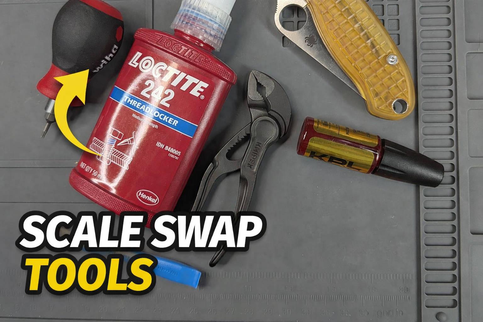 Load video: Essential Tools for Spyderco Scale Swap and Maintenance